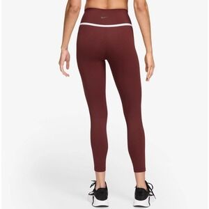 Nike One Dri-Fit HR 7/8 Tight Women's Long Pants, Dark Team Red, XS